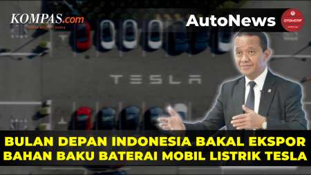 Indonesia Ekspor Bahan Baku Baterai Mobil Listrik ke Tesla Bulan Depan