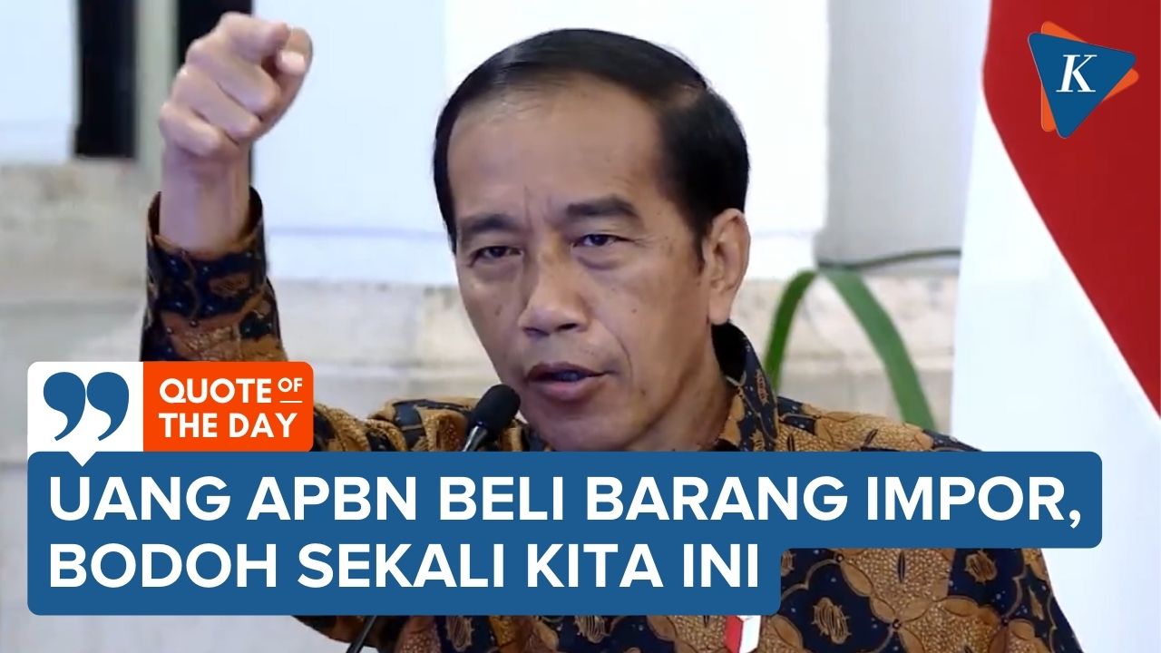 Jokowi Geram Banyak Kementerian Pakai APBN Belanja Produk Impor