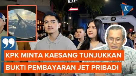 Isu Jet Pribadi Kaesang, KPK: Tidak Sekadar Deklarasi tapi Tolong Buktinya