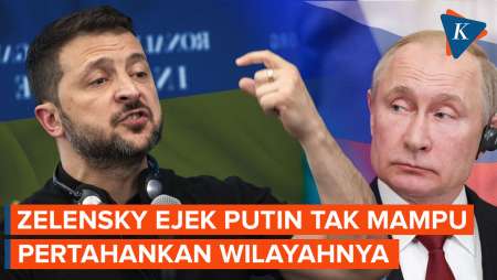 Zelensky Klaim Kuasai 1.250 Wilayah Krusk Rusia, Ejek Putin Tak Berdaya