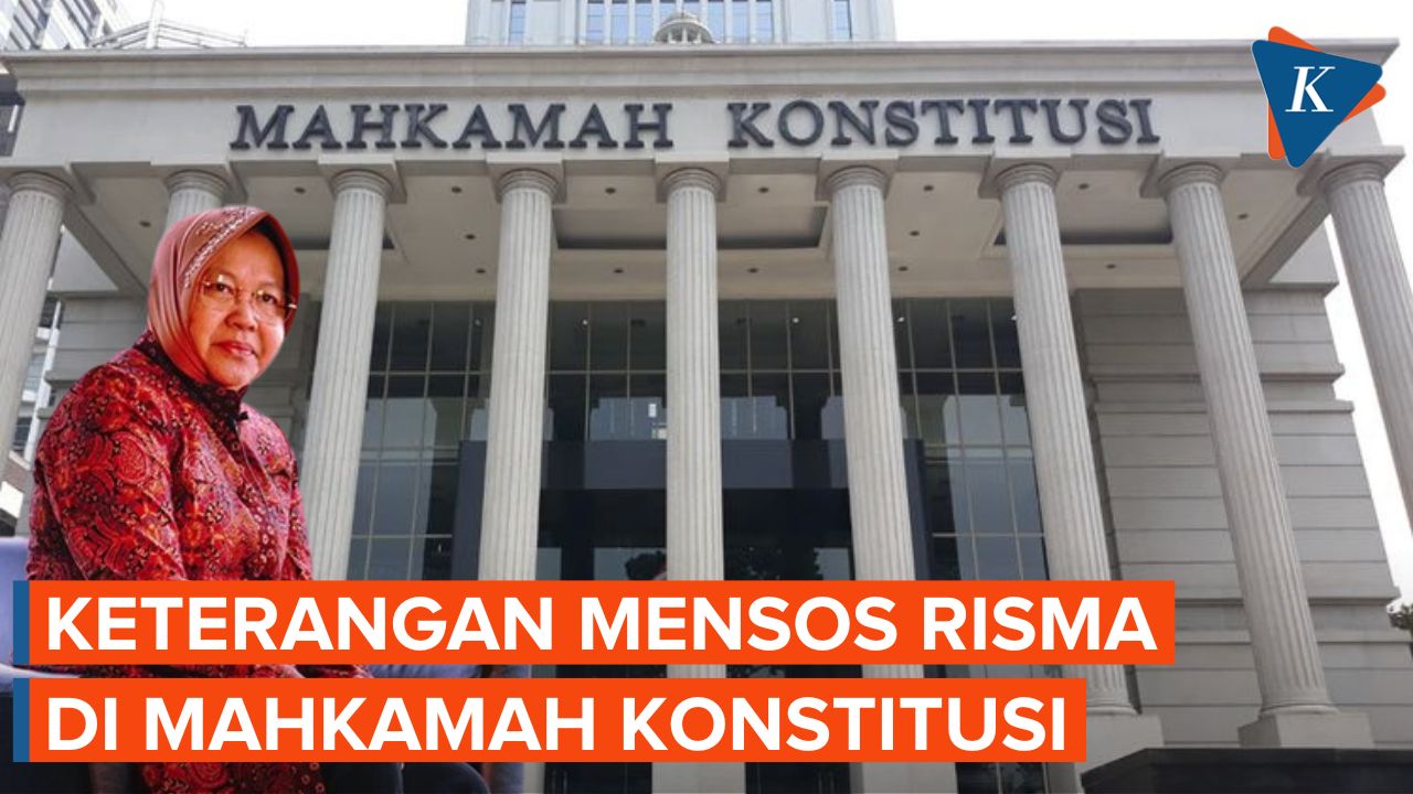 [FULL] Keterangan Mensos Risma Saat Bersaksi di Sidang MK