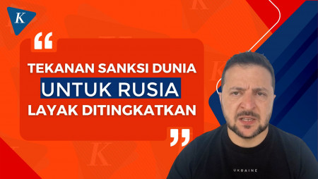 Kampung Halamannya Dirudal Rusia, Zelensky Minta Dunia Tingkatkan Sanksi