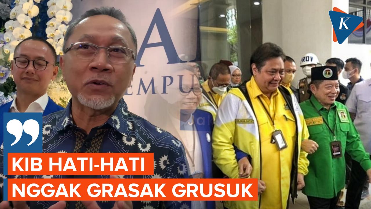 Ketua Umum PAN Zulkifli Hasan Ungkap KIB Tak Gegabah soal Nama Capres