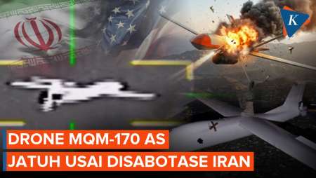 Iran Jatuhkan Drone Mata-mata AS MQM-170