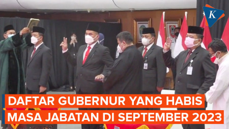 10 Gubernur Habis Masa Jabatan pada September 2023, Siapa Saja?