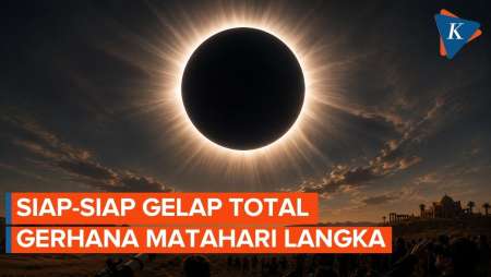Gelap Total! Gerhana Matahari Langka Terjadi 100 Tahun Sekali