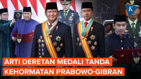 Ini Arti Medali Tanda Kehormatan di Baju Prabowo dan Gibran