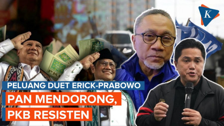 Peluang Erick Thohir Jadi Cawapres Prabowo Jadi Batu Sandungan PKB