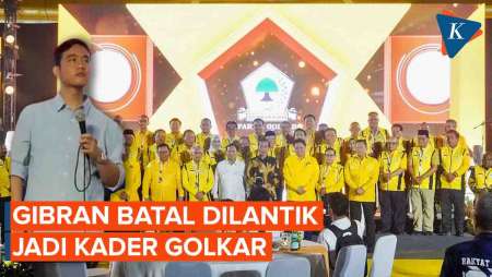 Batal Lantik Gibran saat HUT ke-59 Partai Golkar, Airlangga: Tunggu Saja