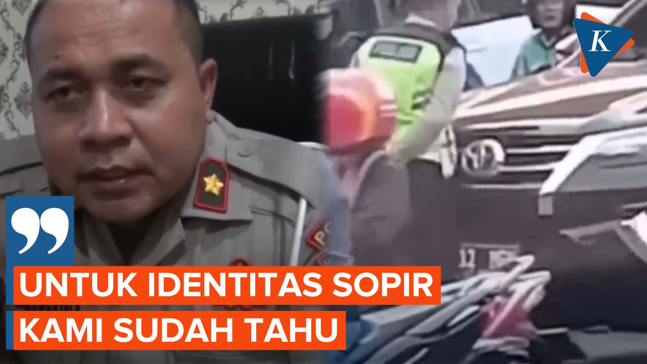 Polisi Kantongi Identitas Sopir Fortuner yang Tabrak Anggota Polisi di Jakarta Barat