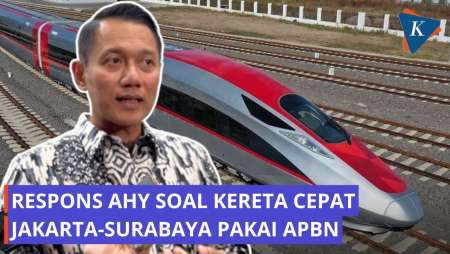 Soal Kereta Cepat Jakarta-Surabaya Pakai APBN, AHY: Masih Diskusi