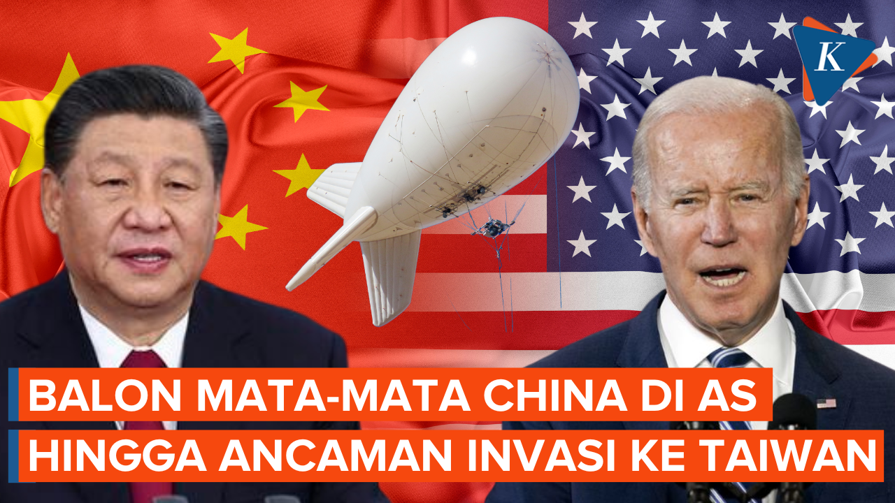 Balon Mata-mata China Pantau Nuklir AS hingga CIA Waspadai Invasi China di 2027