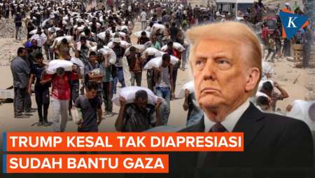 Saat Trump Ngambek Tak Dapat Terima Kasih soal Bantuan ke Gaza