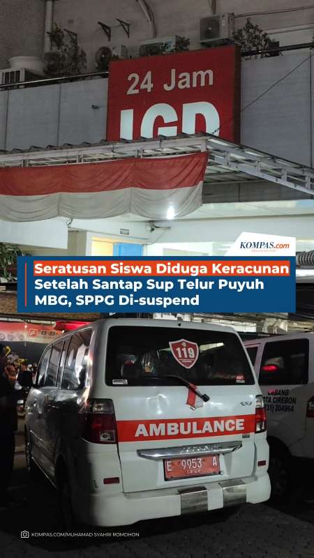 Seratusan Siswa Diduga Keracunan Setelah Santap Sup Telur Puyuh MBG, SPPG Di-suspend