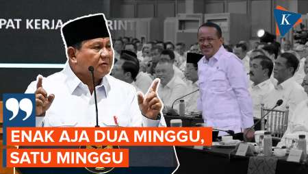 Minta Bahlil Kerja Lebih Cepat Cabut IUP Bermasalah, Prabowo: Enak Aja 2 Minggu