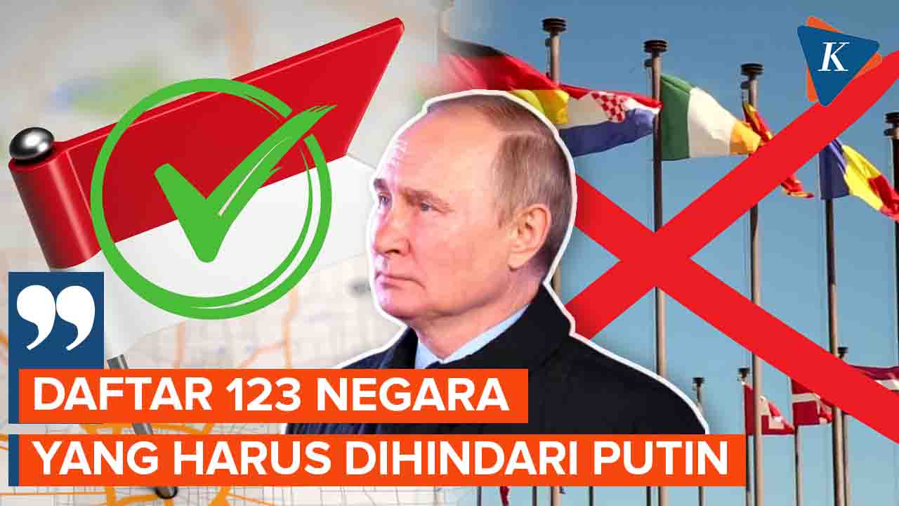 123 Negara yang Harus Dihindari Putin jika Tak Ingin Ditangkap
