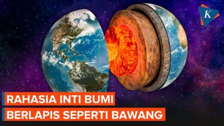 Lapisan Inti Bumi Tidak Solid, Tapi Mirip "Bawang"?