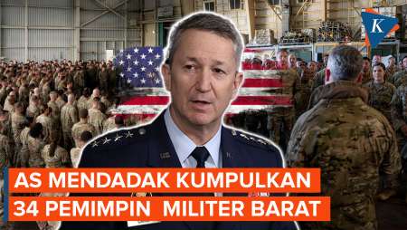 AS Kumpulkan 34 Pemimpin Militer Barat, Ada Apa?