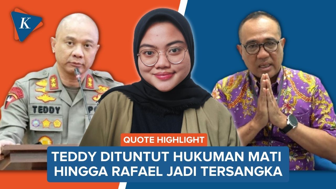 Teddy Minahasa Dituntut Mati hingga Rafael Alun Jadi Tersangka Gratifikasi