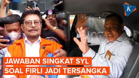 Respons Syahrul Yasin Limpo soal Firli Bahuri Jadi Tersangka