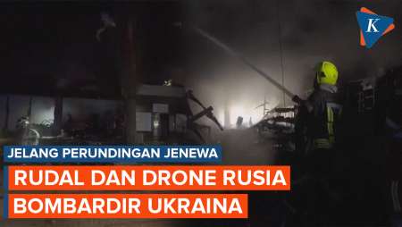 Rusia Gempur Ukraina Dengan Ratusan Drone Dan Rudal Jelang Perundingan Di Jenewa