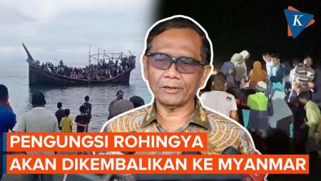 Mahfud MD soal Penanganan Pengungsi Rohingya di Indonesia