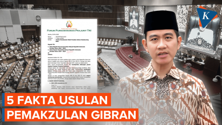 5 Fakta soal Tuntutan Pemakzulan Gibran yang Disuarakan Purnawirawan TNI