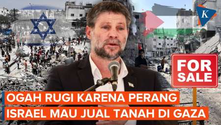 Israel Ogah Rugi karena Perang, Menteri Ungkap Rencana Jual Tanah di Gaza