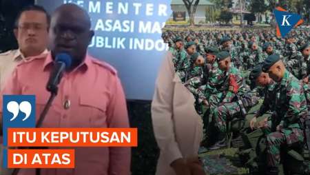 Menteri HAM Natalius Pigai Tak Bisa Jawab soal Penyebaran Militer di Papua