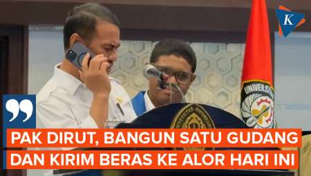 Tangis Mahasiswa Undip Cerita Harga Beras Di Alor, Mentan Langsung Telepon Dirut Bulog