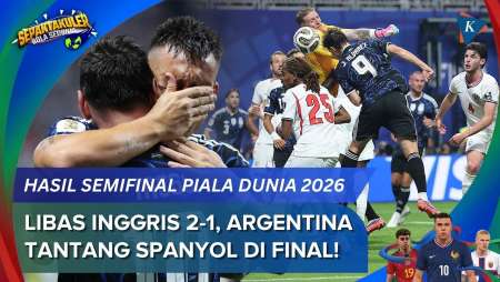 Hasil Inggris Vs Argentina 1-2: Messi 2 Assist, Albiceleste Ke Final Tantang Spanyol!