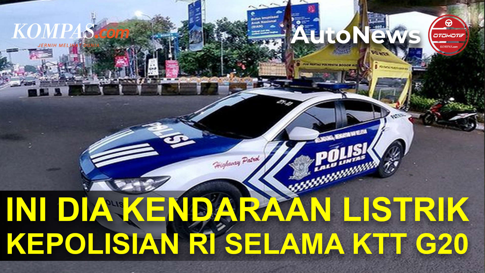 Ini Kendaraan Listrik yang Digunakan Kepolisian Selama KTT G20 Bali