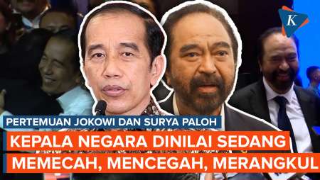 Bertemu Surya Paloh Usai Pilpres, Jokowi Dinilai Sedang 