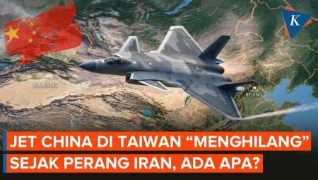 Jumlah Jet China Di Dekat Taiwan Tiba-tiba Anjlok Sejak Perang Iran, Ada Apa?