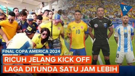 Final Copa America 2024: Ricuh Sempat Tunda Kickoff Argentina Vs Kolombia