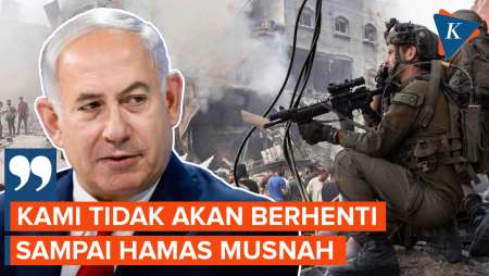 Netanyahu Bersumpah akan Terus Gempur Gaza sampai Hamas Lenyap