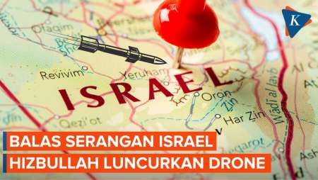 Balas Kematian Anggota, Hizbullah Luncurkan Drone ke 2 Pangkalan Israel