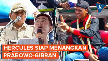 Siap Menangkan Prabowo Satu Putaran, Hercules: Mendukung Calon Lain Langsung Pecat