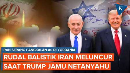 Detik-detik Rudal "Balas Dendam" Iran Ditembakkan Ke Pangkalan AS Di Yordania