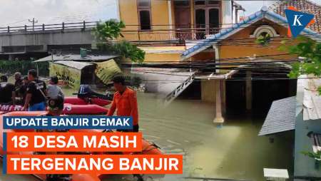 Banjir Demak Masih Rendam 18 Desa di Dua Kecamatan