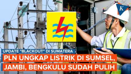 PLN: Listrik di Sumsel, Jambi, dan Bengkulu Sudah 100 Persen Pulih