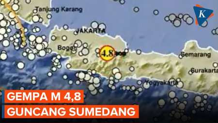 Gempa M 4,8 Guncang Sumedang Jawa Barat, BMKG Imbau Warga Tetap Tenang