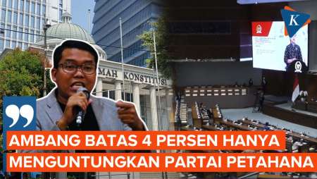 Ambang Batas Parlemen 4 Persen Dinilai Menghambat Partai Baru