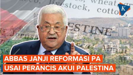 Mahmoud Abbas Janji Reformasi Otoritas Palestina Usai Perancis Akui Palestina