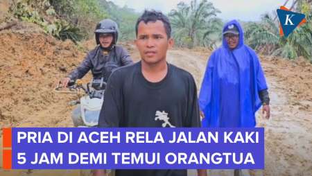 Desa Sekumur Aceh Rata Tersapu Banjir, Saiful Jalan Kaki 5 Jam Cari Keluarga