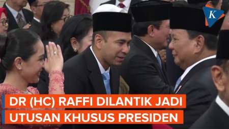 Raffi Ahmad Pakai Gelar Doktor HC Saat Dilantik Presiden Prabowo Jadi Utusan Khusus Bidang Ini