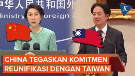 China Janji Reunifikasi Damai dengan Taiwan