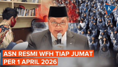 Resmi! ASN Bisa Work From Home Tiap Jumat Mulai 1 April 2026