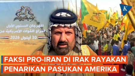 Faksi Pro-Iran Rayakan AS Tarik Pasukan Dari Irak, Kirkuk Gelar Parade Militer