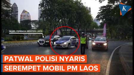 Alasan Mobil Polantas Terobos Rombongan PM Laos, Setelah Dimarahi Segera Menepi